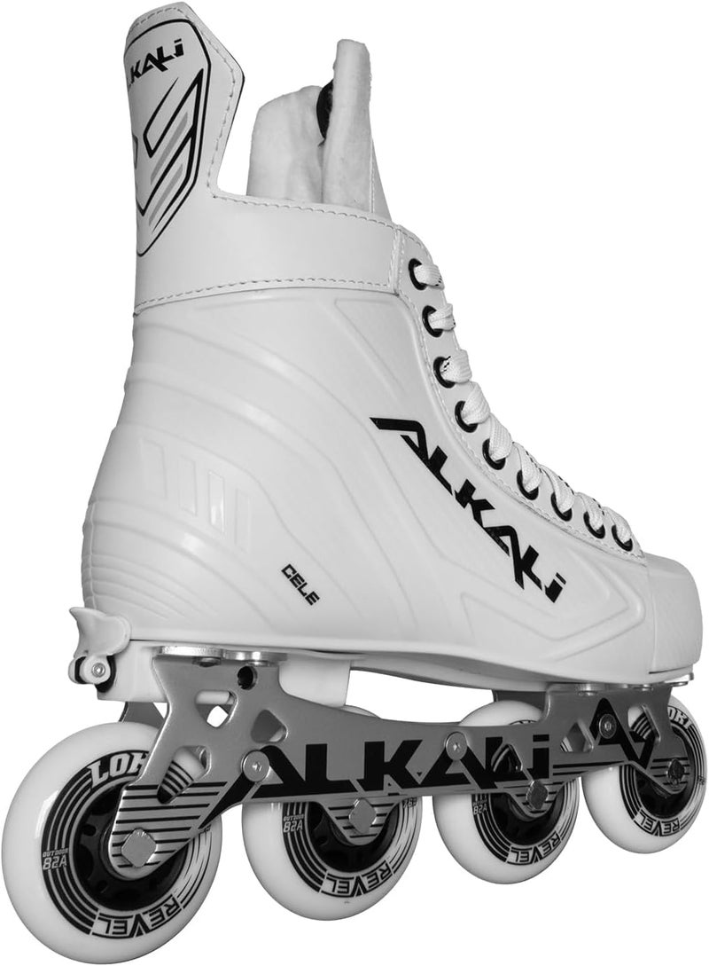 Alkali Cele Adjustable Senior Junior Youth Roller Inline Hockey Skates, New Model - Image 4